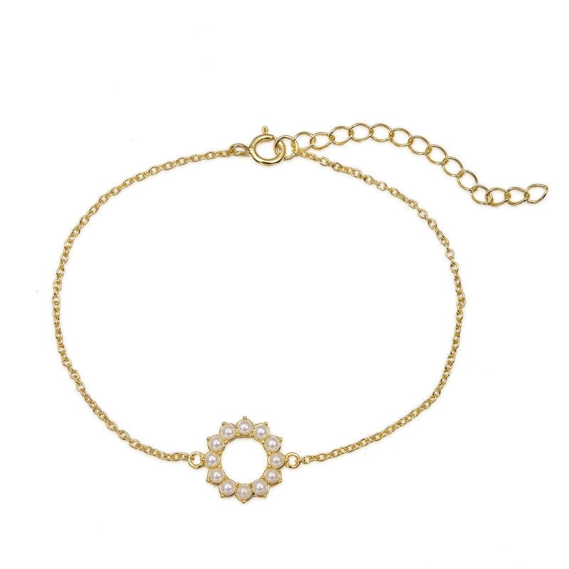 Pearl Bracelet  - Gold Plated