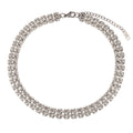 Stříbrný choker