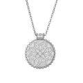 Stříbrný náhrdelník s přívěskem Mandala