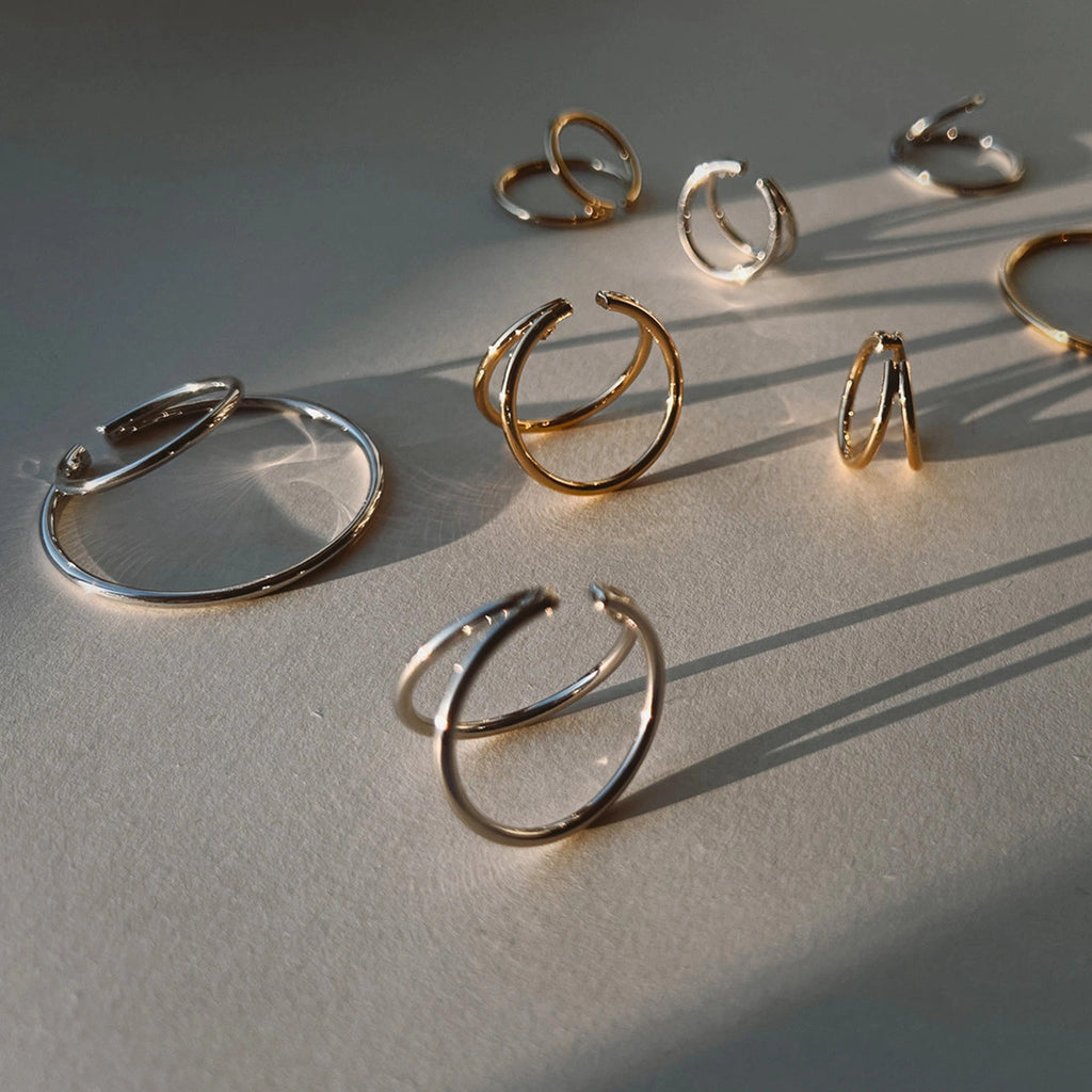 Stříbrný ear cuff OH RING SM