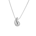 Stříbrný náhrdelník teardrop