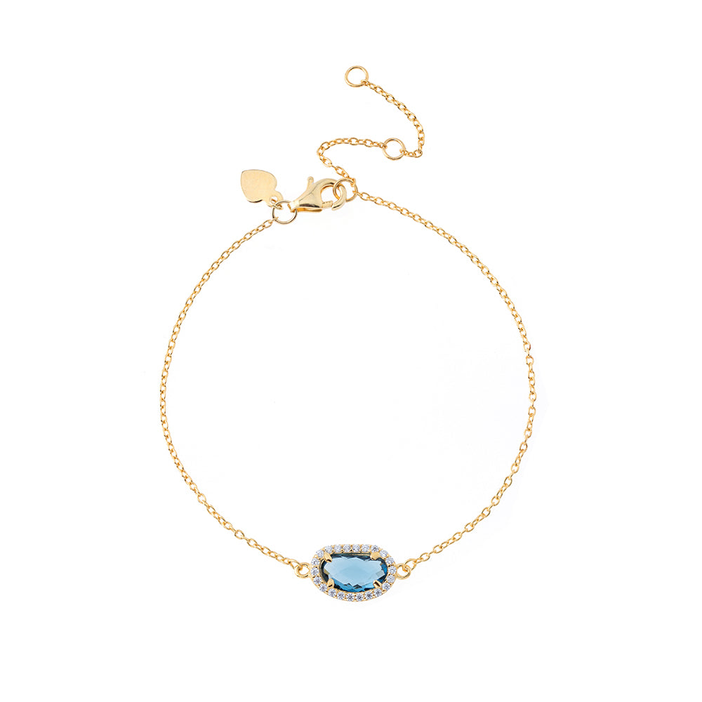 Mineral Bracelet - Gemstone - Gold Plated
