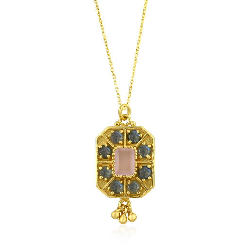 Bronze Necklace  -  Gold Plated