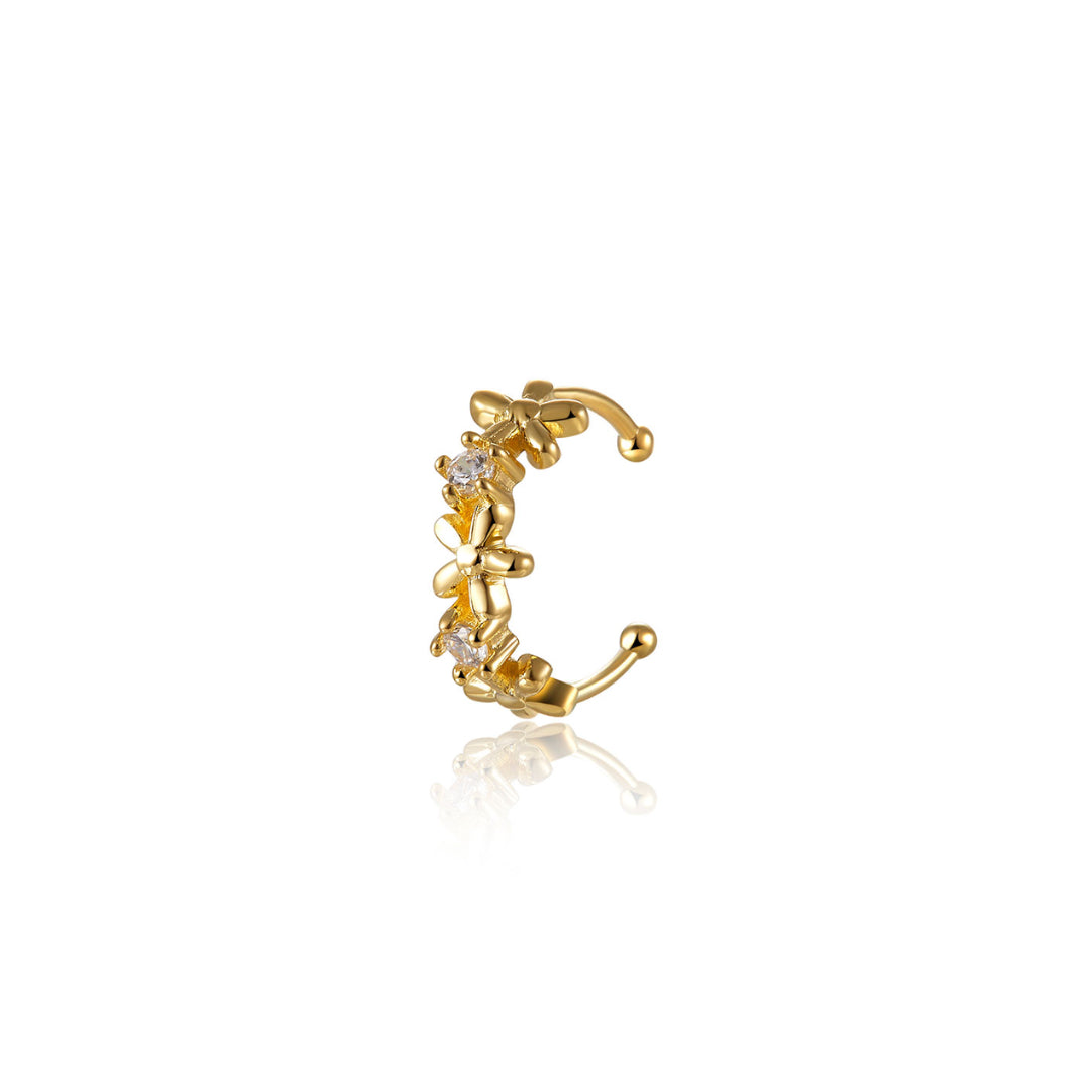 Pozlacený ear cuff