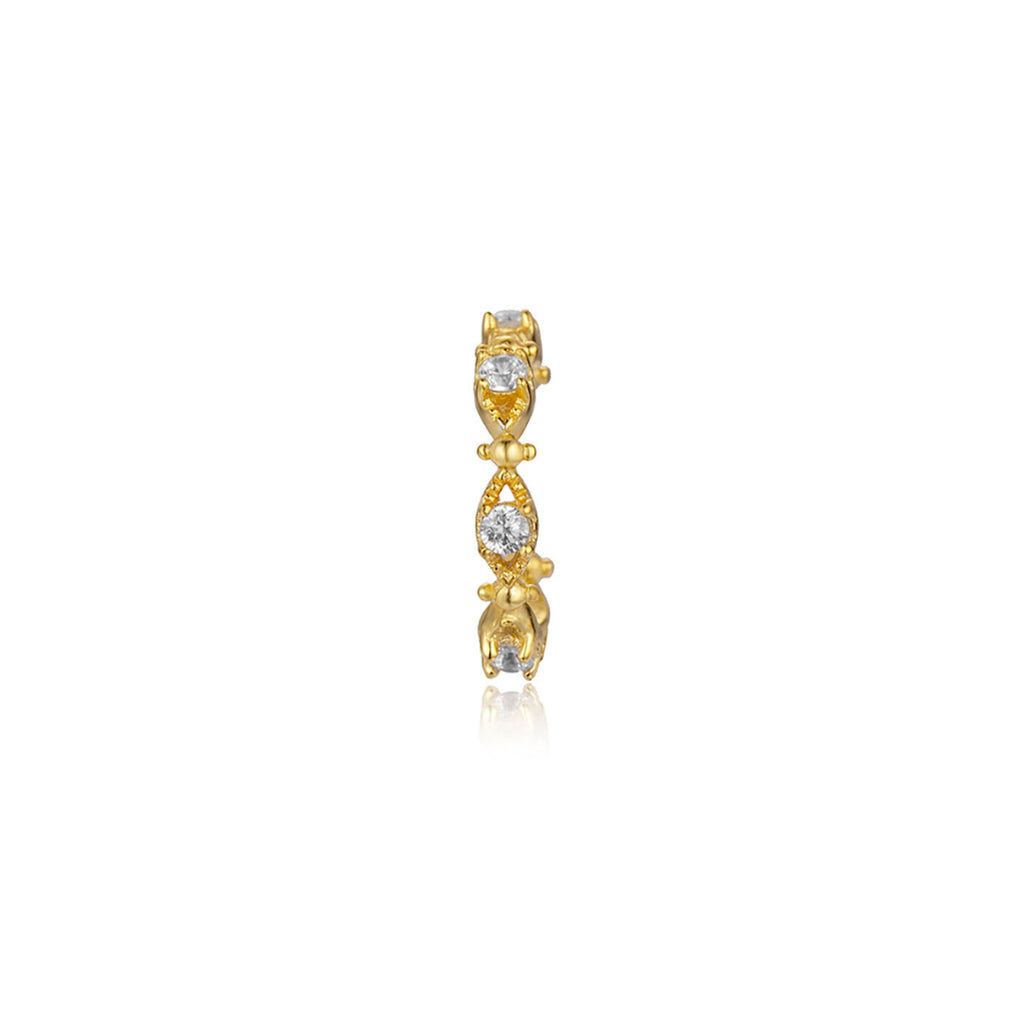 Pozlacený ear cuff