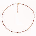 Choker s granátem