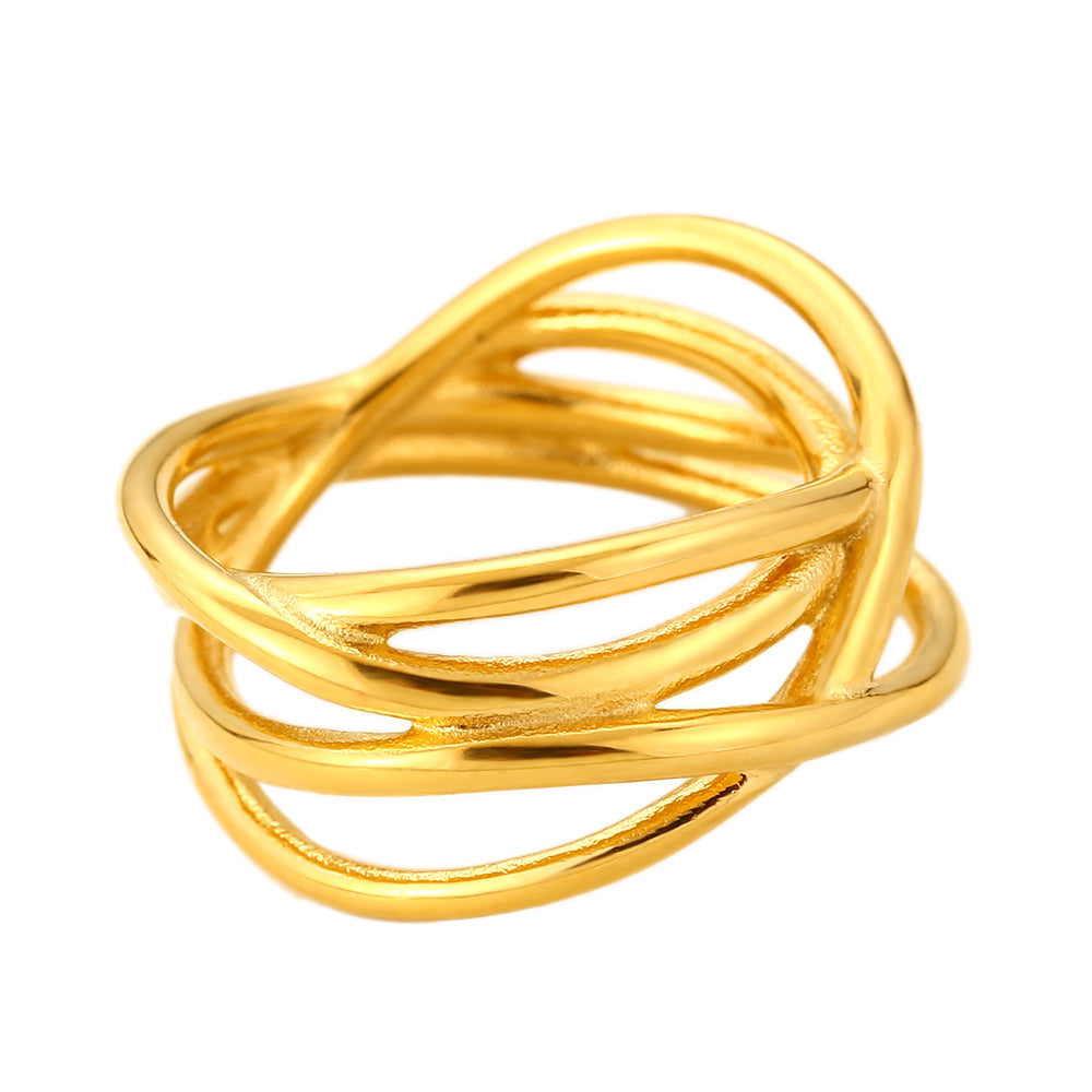 Knotted Steel Ring