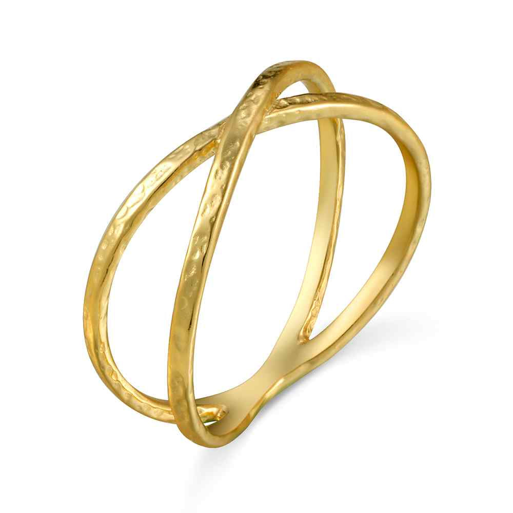 Gold plated Ring Bague