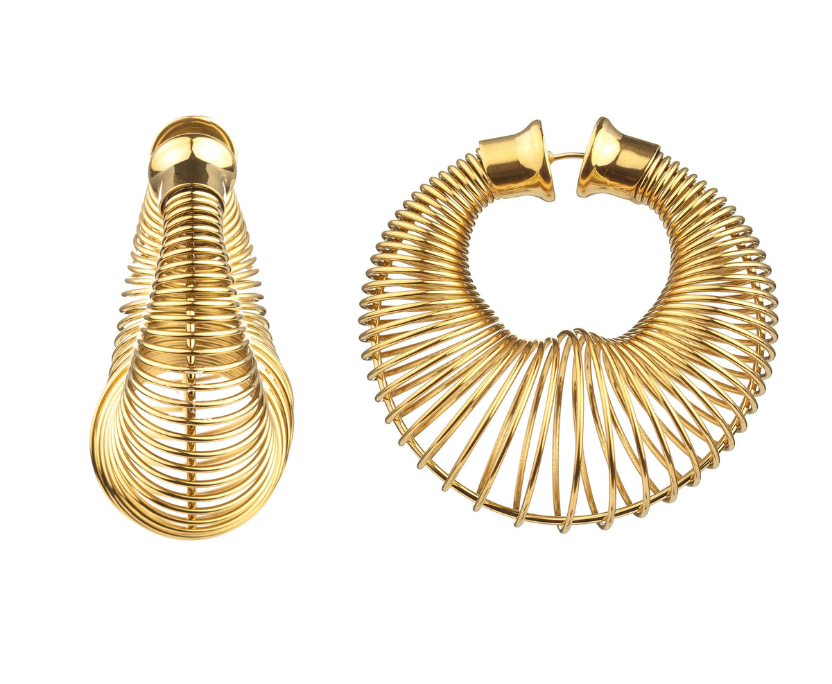 Hoop Steel Earring - Spring
