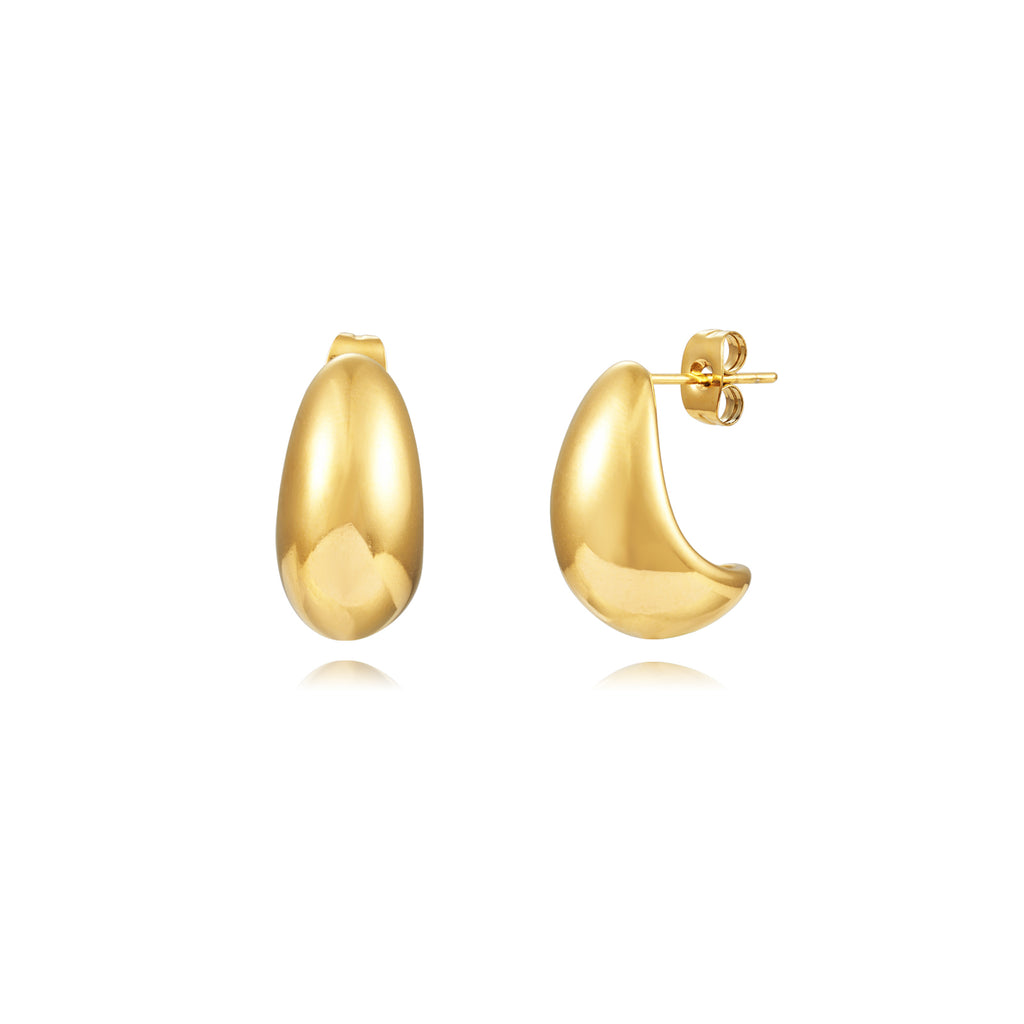 Curve Steel Earrings