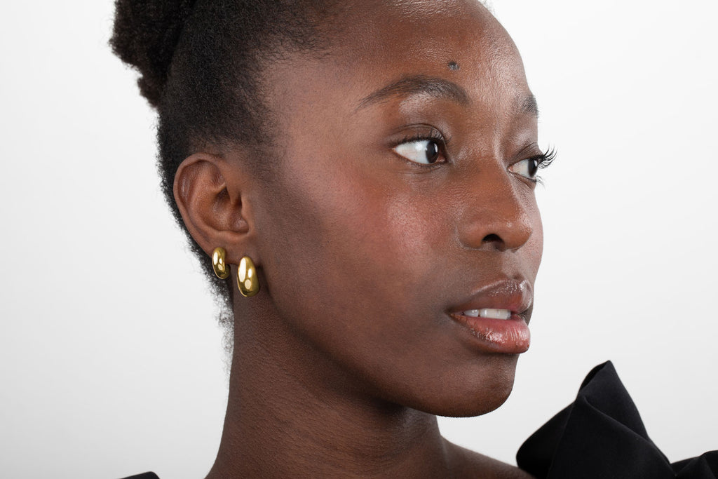 Curve Steel Earrings