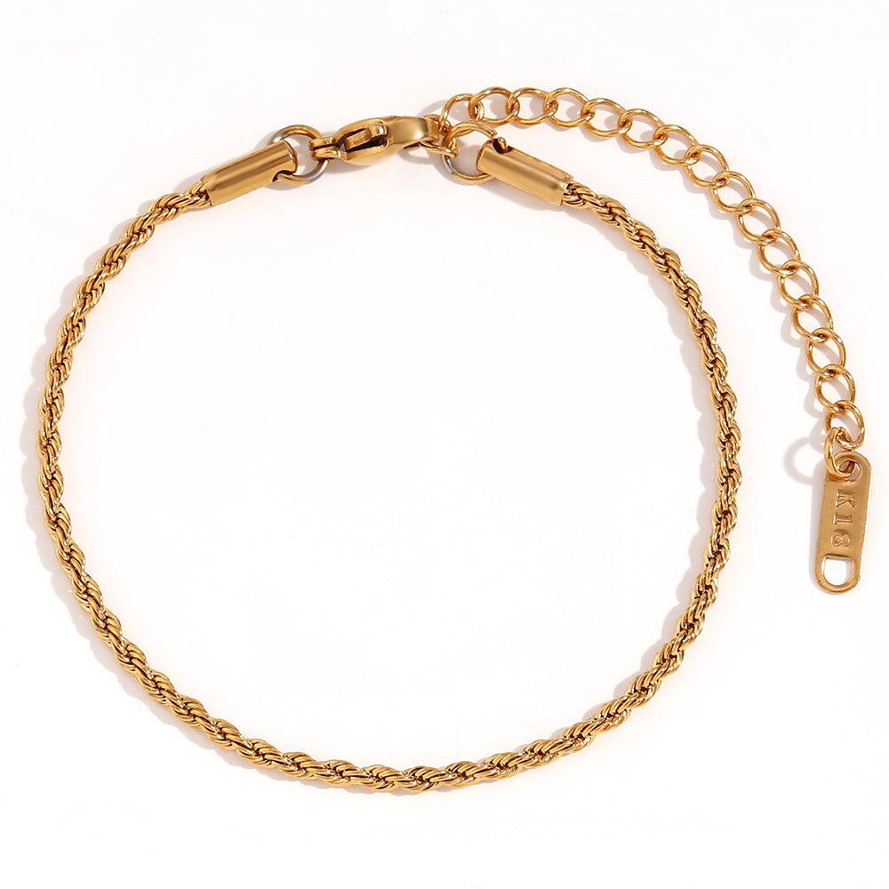Steel Bracelet - 2 mm Rope
