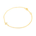 Gold Zirconia Bracelet - Cross