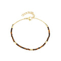 Tiger´s Eye Mineral - Steel Bracelet