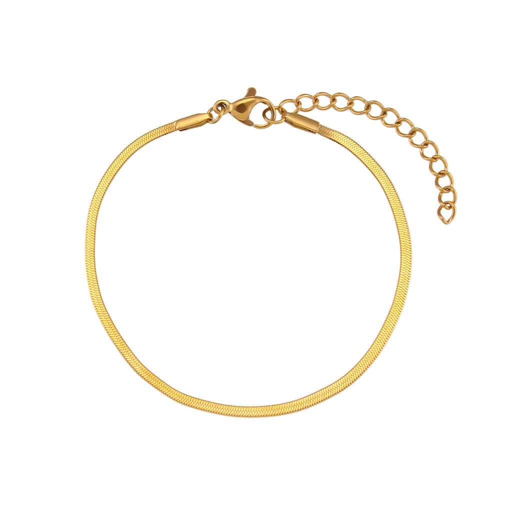Steel Bracelet - 2 mm Herryingbone