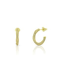 semi-hoop earrings