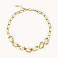 Steel Necklace – Irregular Link