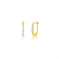 copy of Hoop Earrings - 17 mm - White Zirconia