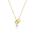 Zirconia Necklace - Wedding Band