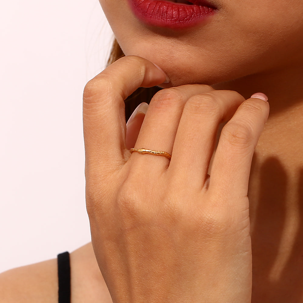 Dragon Steel Ring - 20mm