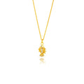 Fish - Zirconia Necklace - - 7.5 mm