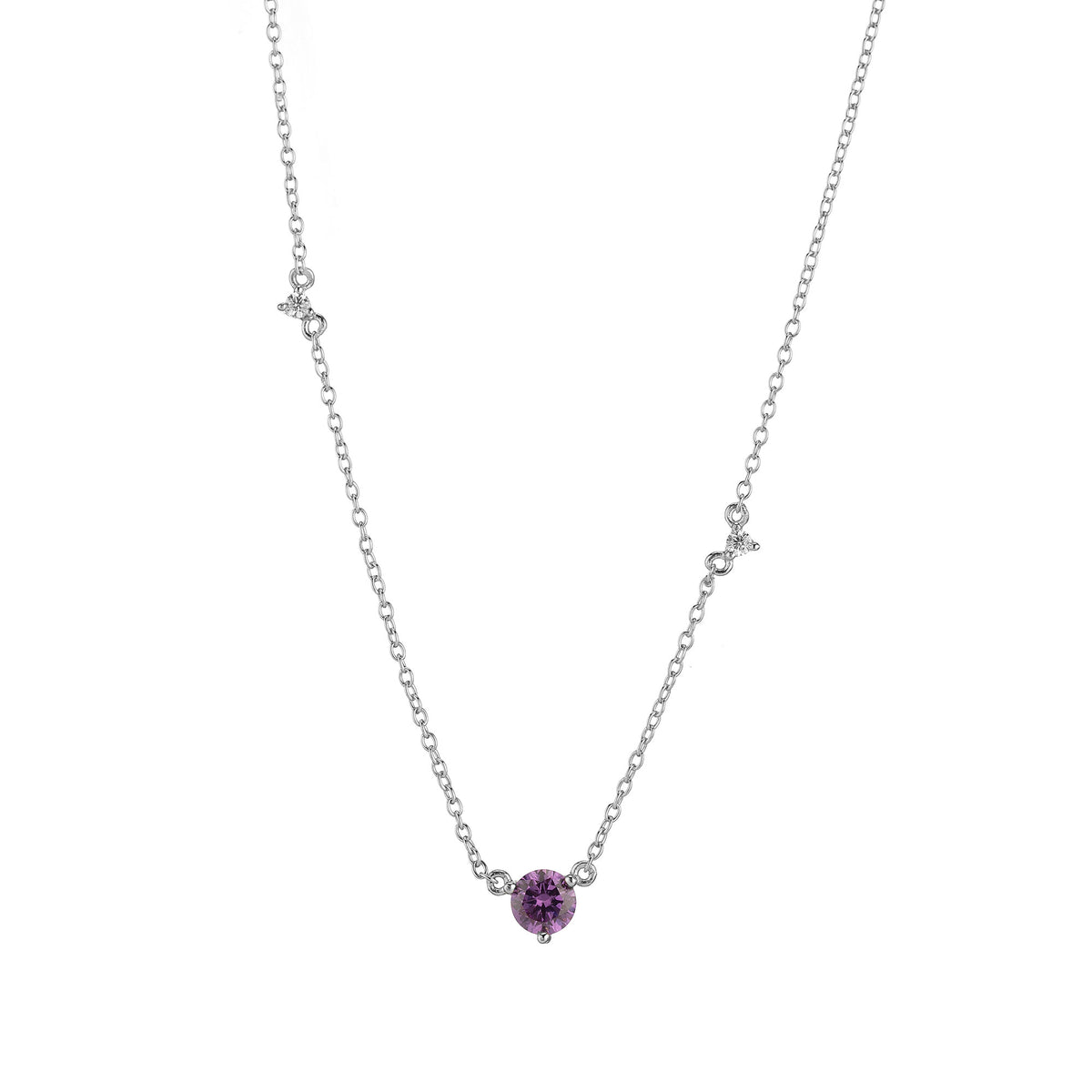 NECKLACE ZIRCONIA - AMETHYST ZIRCONIA