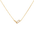 Links Necklace  - Zirconia