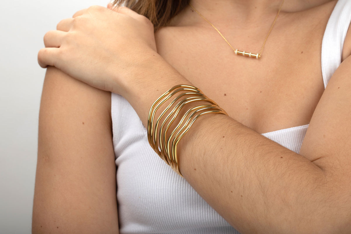 Wave Steel Bracelet - 71 MM Bracelet