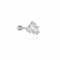 Silver Piercing - Zirconia - 6 mm