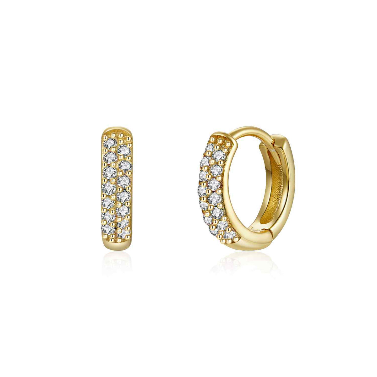 Hoop Earrings - Zirconia