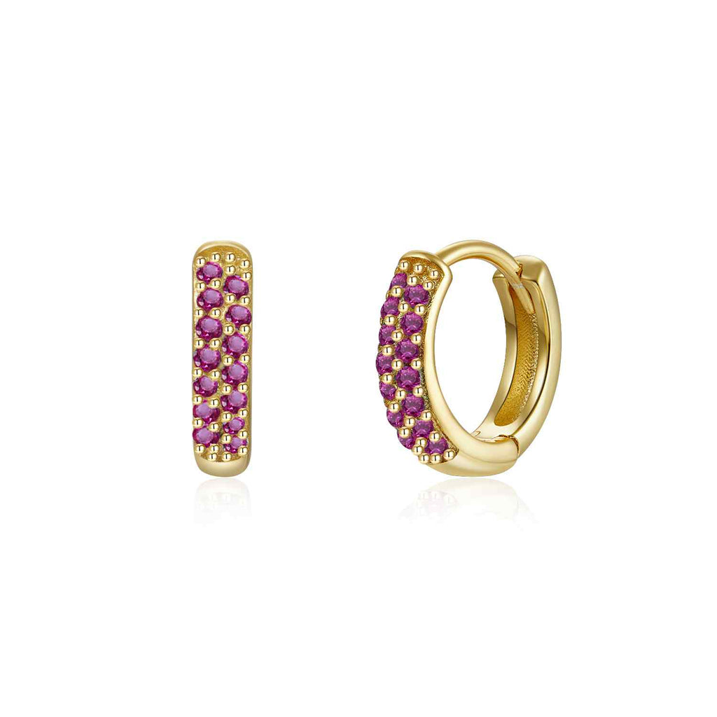 Hoop Earrings - Zirconia
