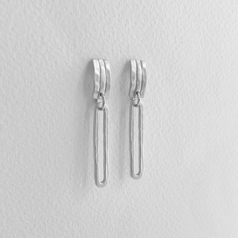 Rock & Soul Sophie ‘M’ Earrings Silver