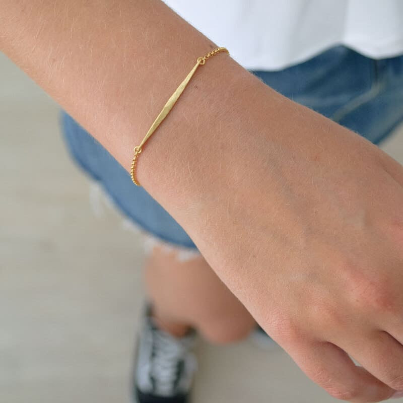 Kam Thin Stick Bracelet Gold
