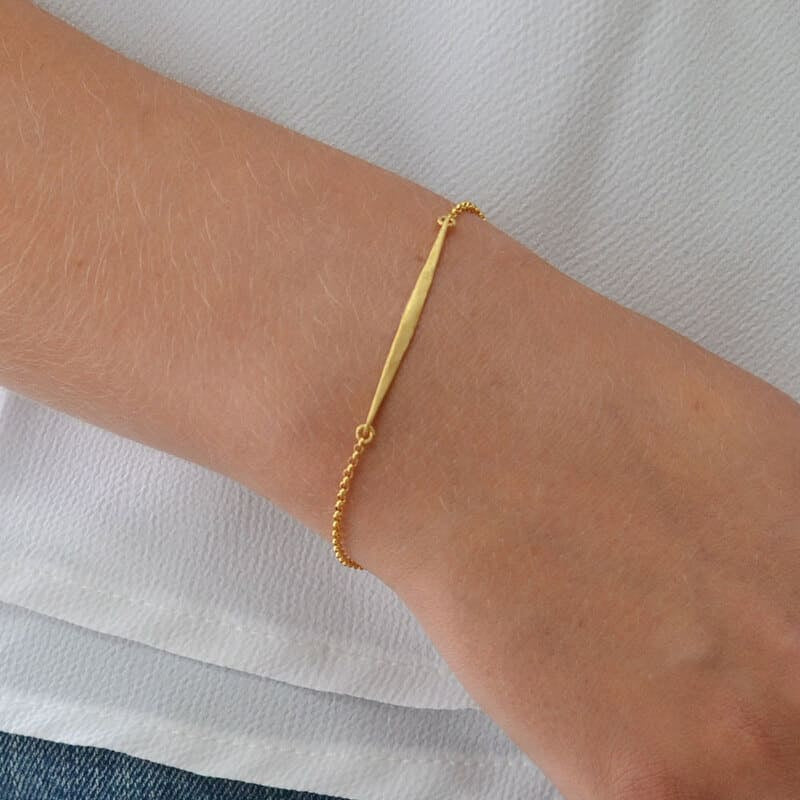 Kam Thin Stick Bracelet Gold