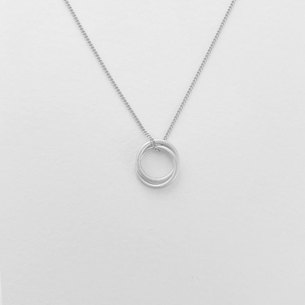 London Twin ‘S’ Pendant Silver