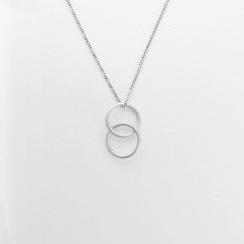 London Twin ‘S’ Pendant Silver