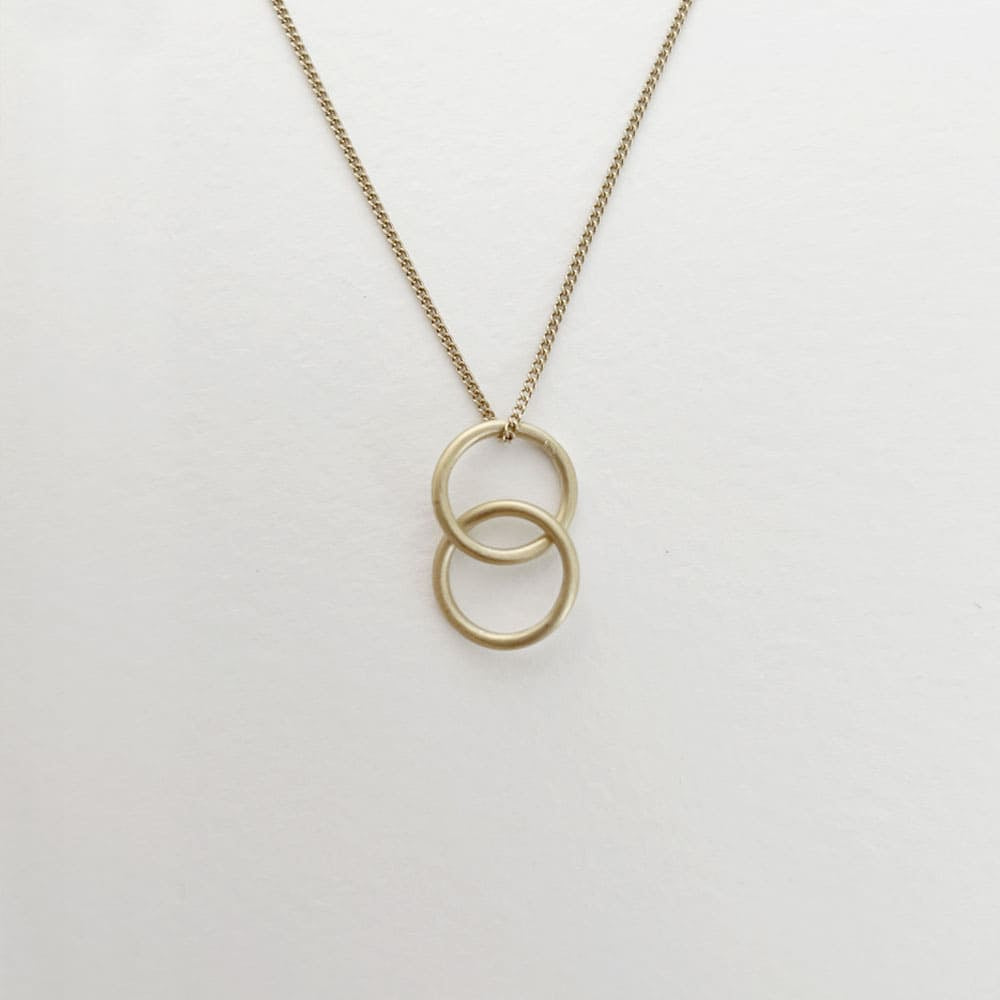 London Twin ‘S’ Pendant  Gold plated