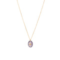 Mineral Necklace Pendant - Star - Amethyste