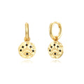 Turkish Eye - Black Zirconia Earring -