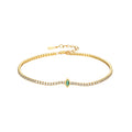 Tennis Bracelet - Marquise Zirconia Green