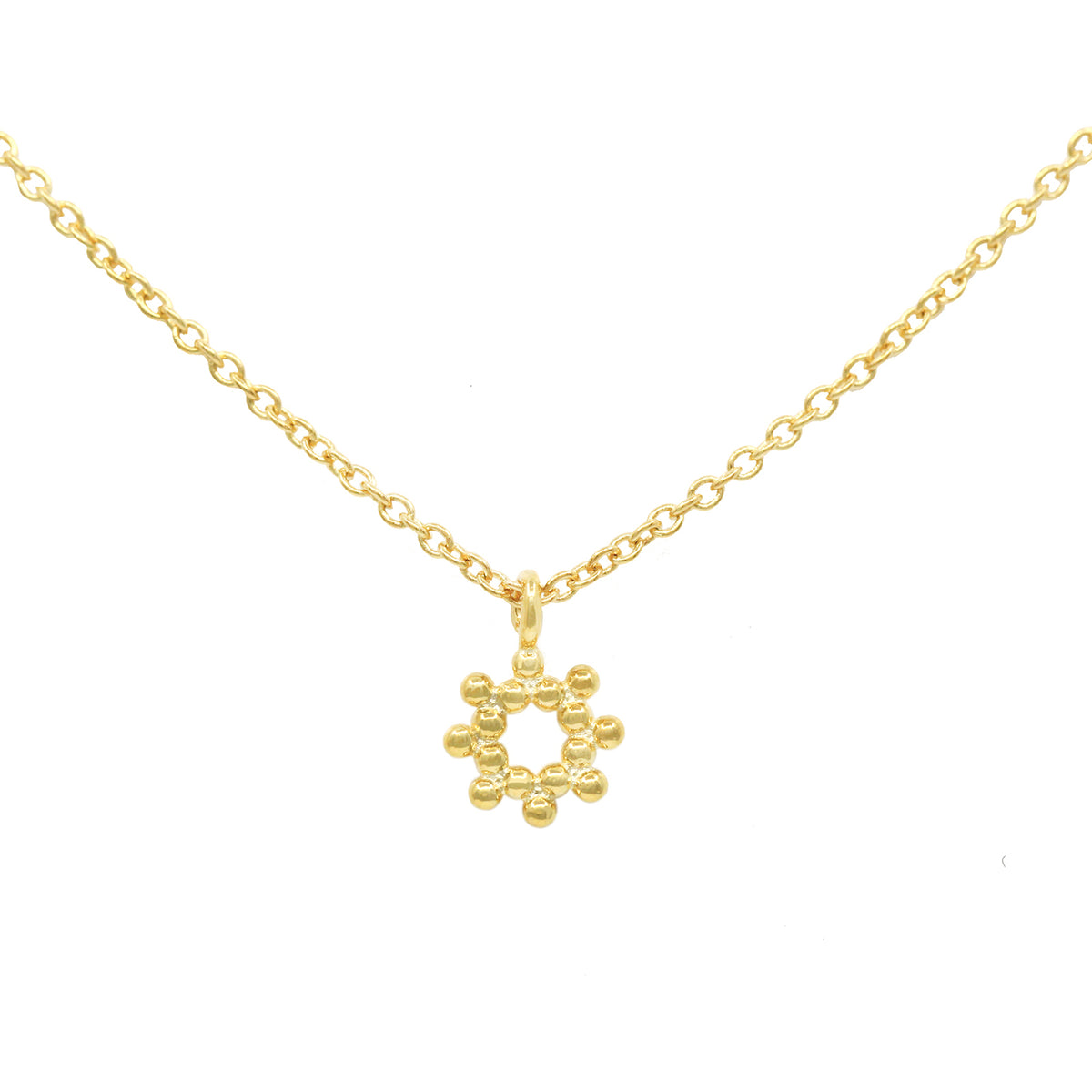 Sun Necklace - Gold Plated