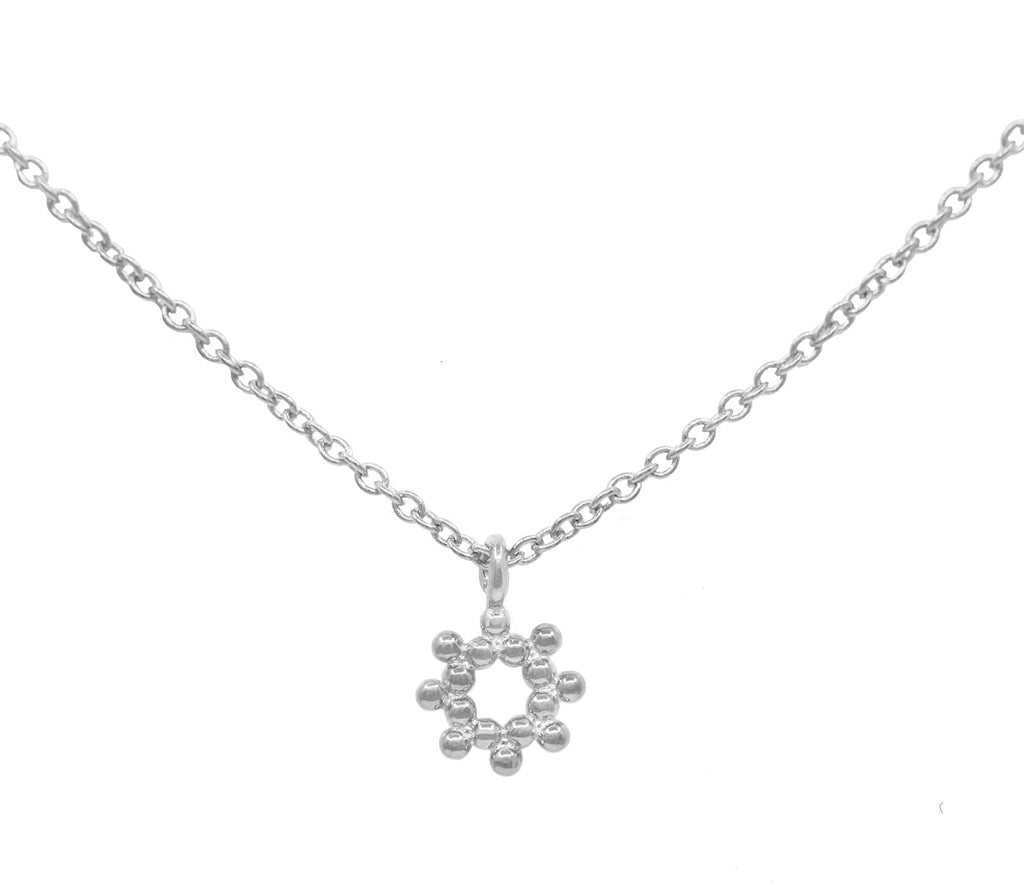 Sun Necklace - Silver