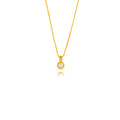 Sun Necklace - 6mm Opal Mineral