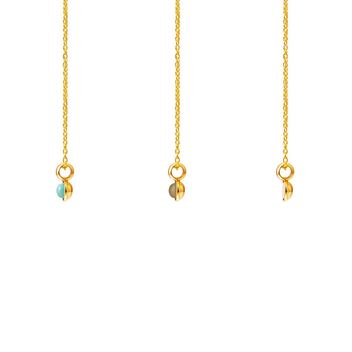 Sun Necklace - 6mm Labradorite Mineral