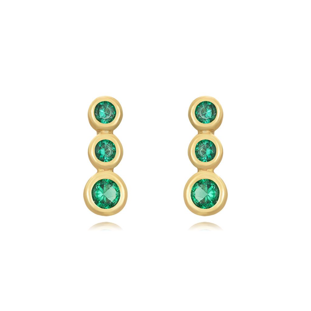 Green Zircon - Earring