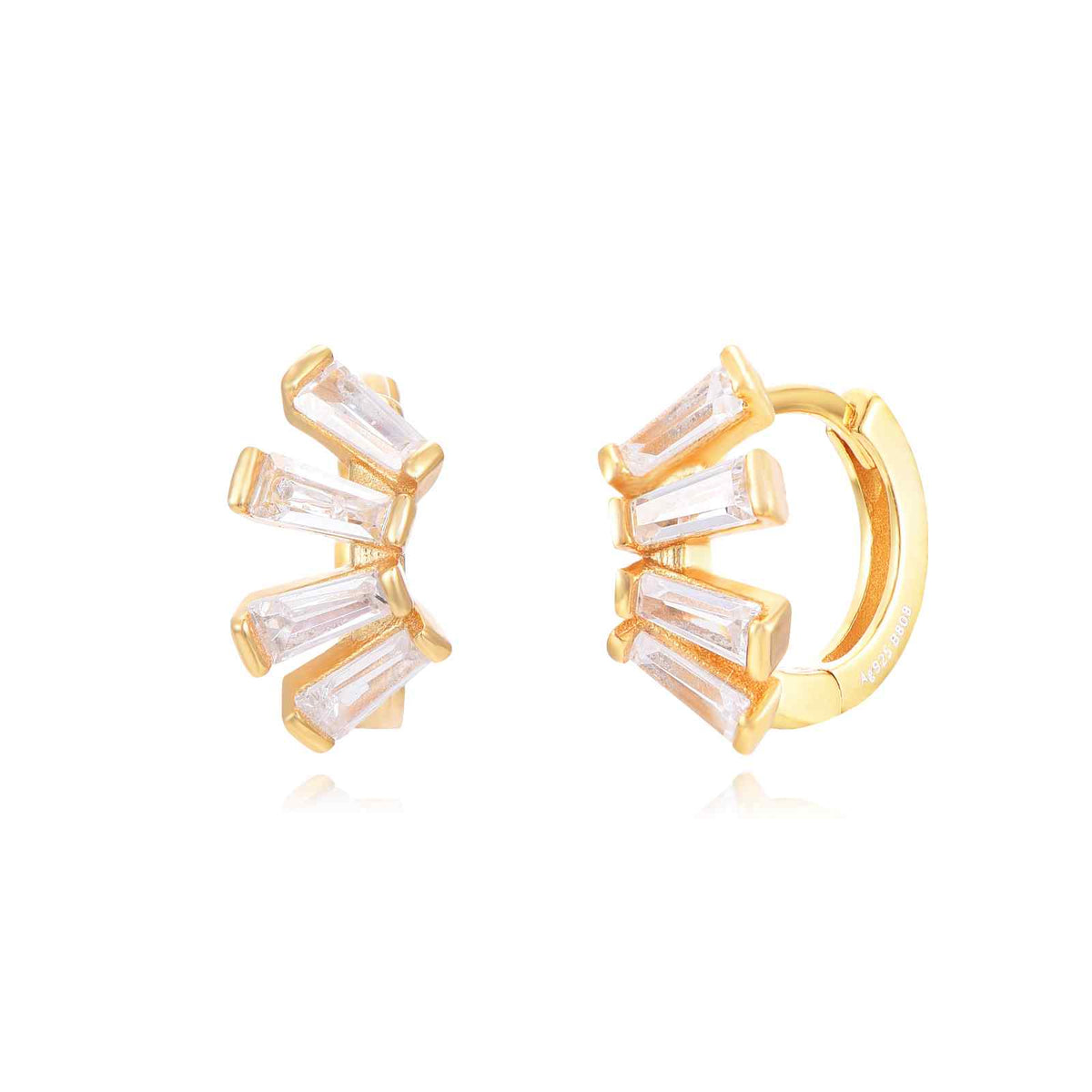 Sun Hoop Earrings