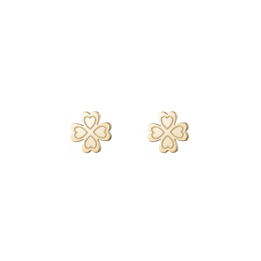 Clover Earrings - Gold Plated
