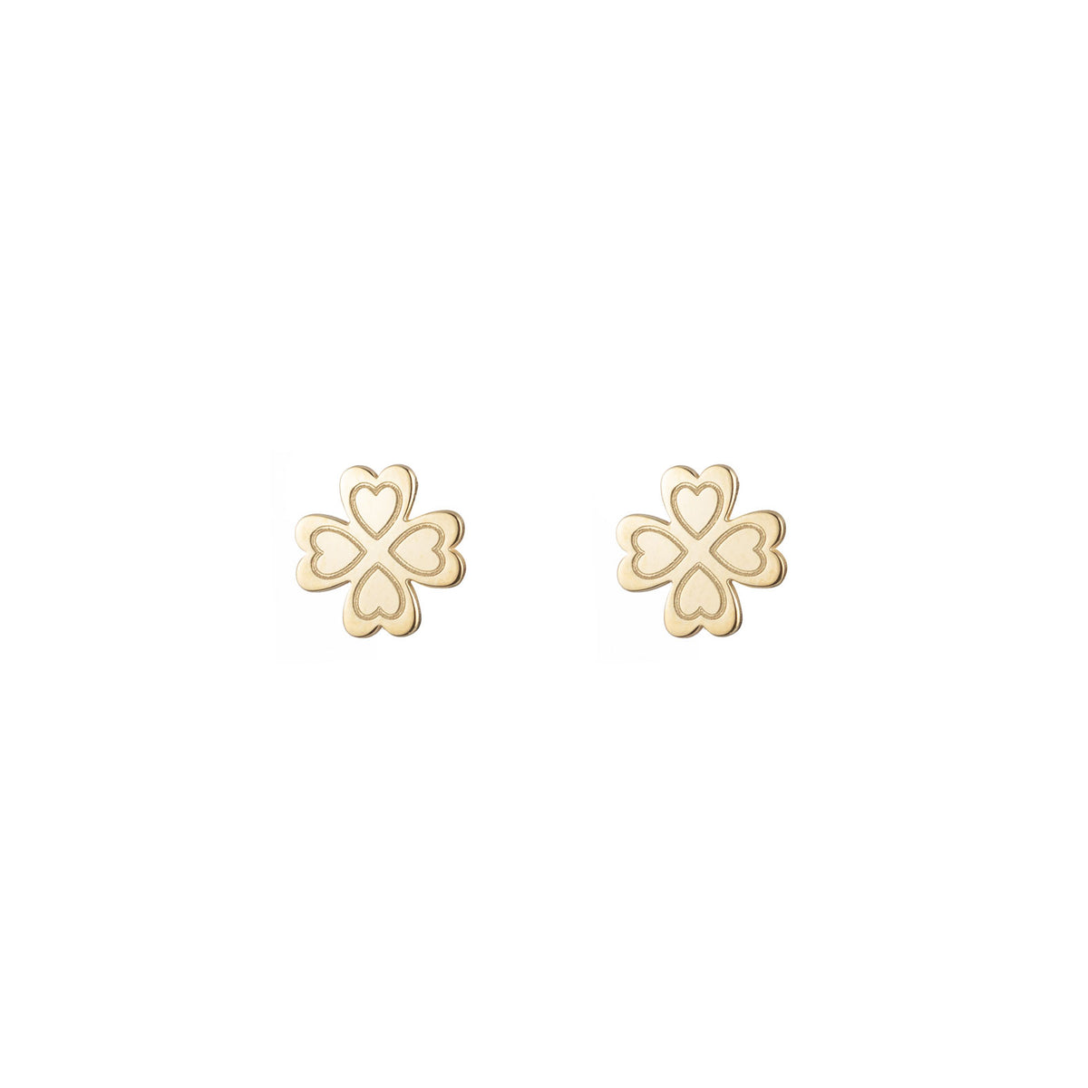 Clover Earrings - Gold Plated