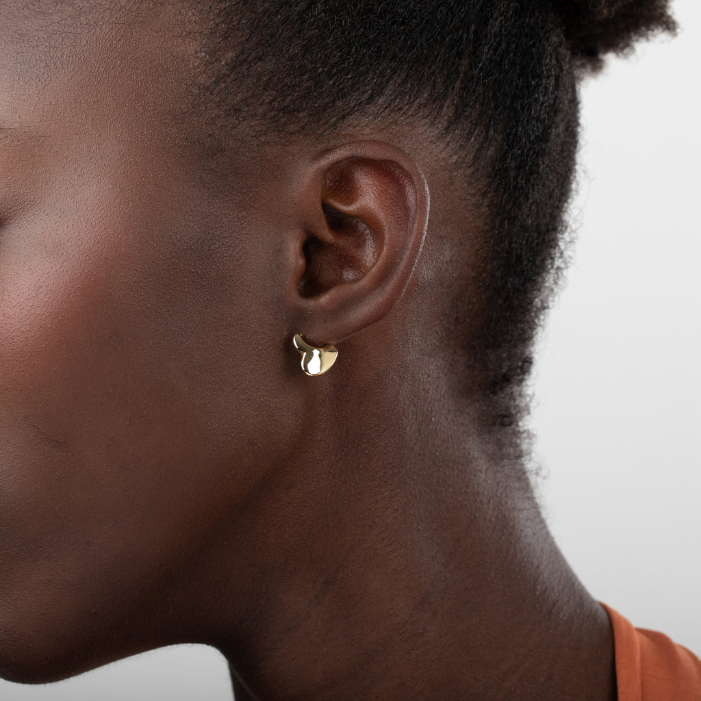Heart Earrings - Gold Plated