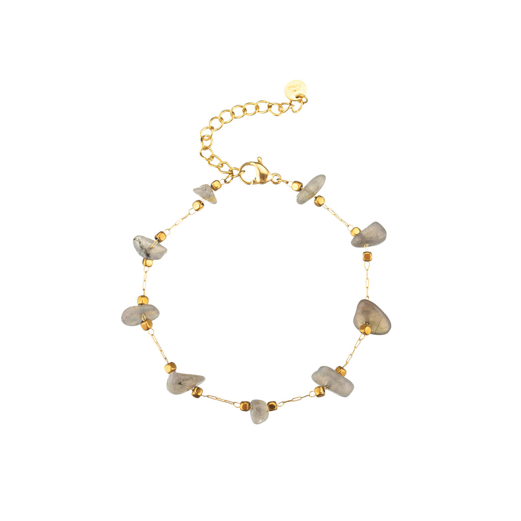 Natural Mineral Bracelet - Labradorite